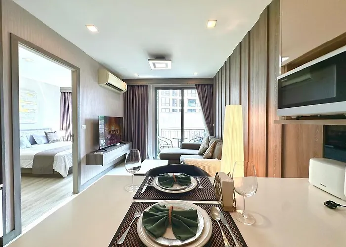 Appartamento Bright & Spacious 1 Bedroom - Asoke Bangkok